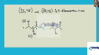 3S4R And 3R4S 34 Dibromopentan 2 One Are Identical With Respect To Their Check All That Apply Meltin Resimi