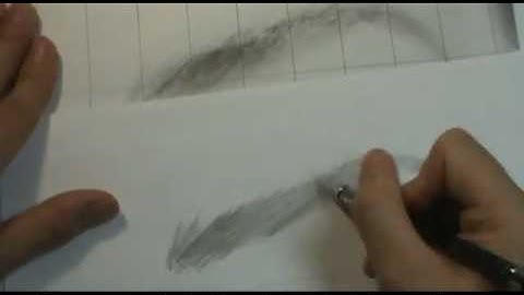 [Realistic Drawing Tutorial 5/8] Eyebrow Drawing - How To Draw Eyebrows
