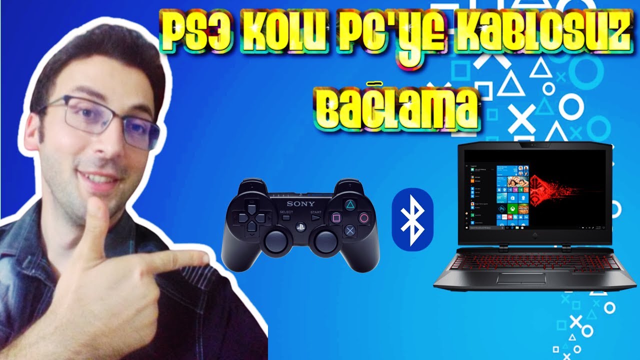 ps3 kolu pc ye nasil baglanir how to use ps3 controller on pc youtube