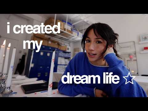 week in my life | full-time artist in nyc building my dream brand