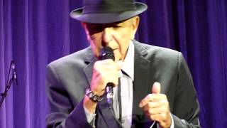 Leonard Cohen (live)  - Going Home - O2 Arena, London - 21-06-2013