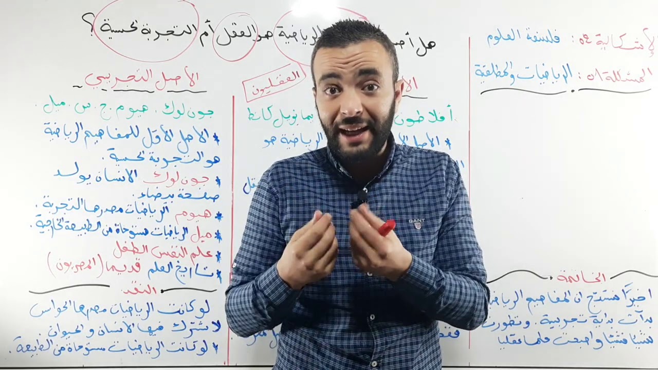 أصل المفاهيم الرياضية ( للشعب العلمية والادبية )  bac 2025