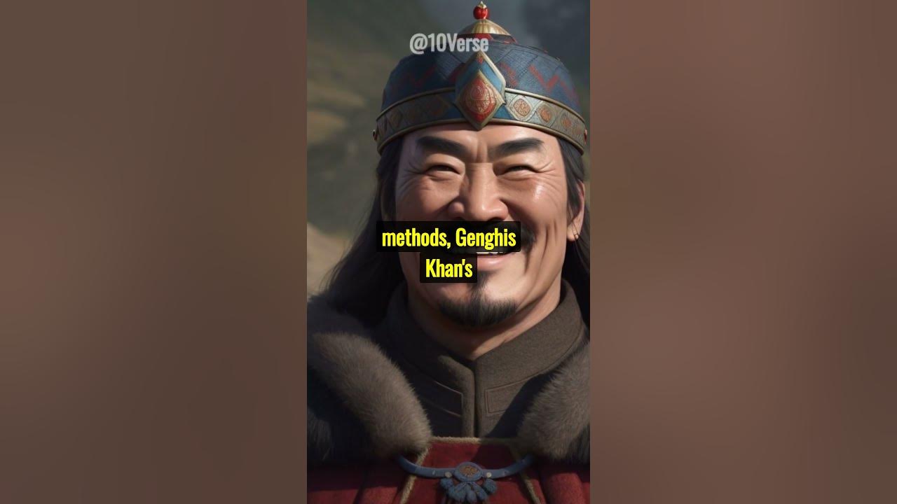 Genghis Khan The Ruthless Ruler Who Shaped Empires and Legacy khan historyshorts 