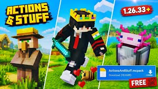 🔥 ACTIONS & STUFF 1.26.33+ FREE Download! | Minecraft Bedrock & PE 💯 screenshot 3
