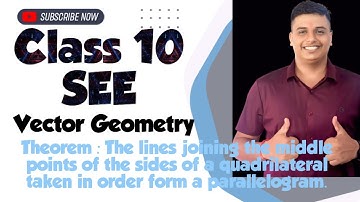 Midpoint Theorem for Quadrilateral | Joining Midpoints Forms a Parallelogram | Class 10/9 Geometry