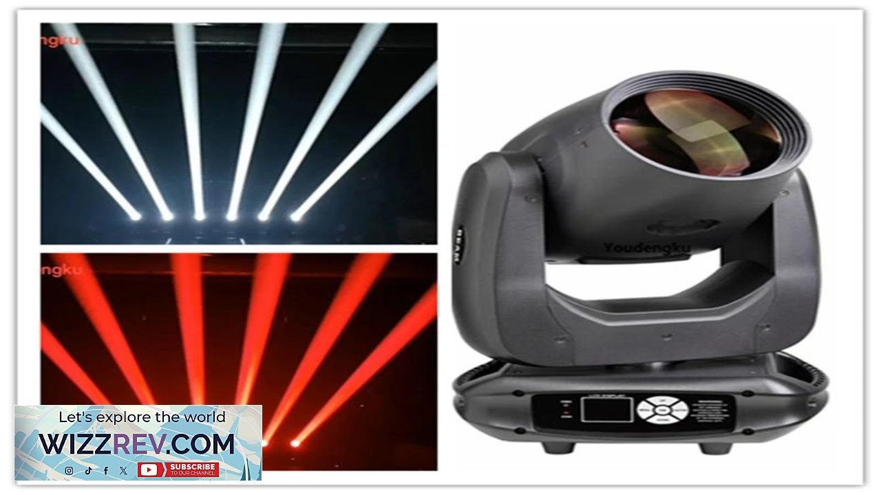 6 pieces 310W Beam Moving Head Christmas Party Sharpy Beam Lights beam Review