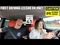 Sydney Drives On The Highway For The First Time! (It Got Scary)
