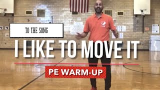 PhysEdZone: “I Like To Move It” PE Dance Fitness Warm-Up | Brain Break