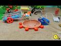 DIY Mini Water Pump With Bucket and Trough Animal Scene