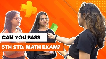 Can you pass the 5th standard math exam? | Math Quiz #walkthrough