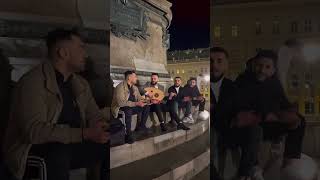 يزن ستار &وشباب سورين في ساحة فيينا بغناء | نسم علينا الهوى | #فيروز