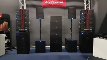 Audiocenter K-LA-DSP series sound test #1 (K-LA28-DSP + K-LA218-DSP)