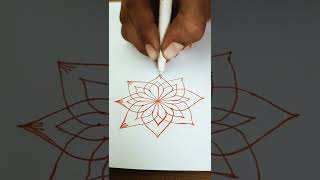 Astadala padmam muggulu// Friday kolams// Tulasi Kota muggulu// Pooja rangoli#Shorts#Youtube shorts