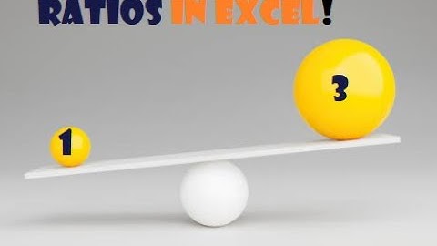 011. Greatest Common Denominator (GCD) Formula in Excel to calculate Ratios