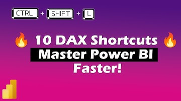 🚀 Unlock the full potential of Power BI with 10 must-know DAX keyboard shortcuts | MiTutorials