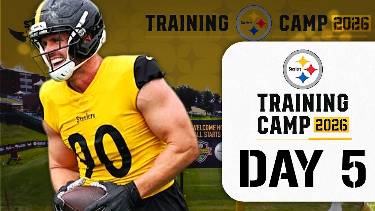 Steelers Strap on the PADS Today!!! | Steelers Training Camp Day 5