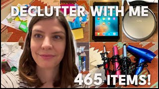 Getting rid of 465 items in 30 days  | HUGE 30DAY declutter challenge