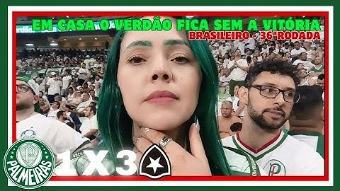 Brasileiro 2024 - 36ª Rodada - Palmeiras 1 X 3 Botafogo (26.11.24 / Allianz Parque)