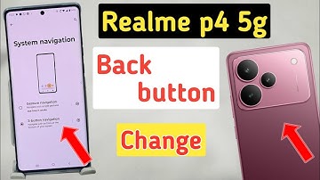 How to show navigation back buttons in realme p4 5g | Realme p4 5g me back buttons show kaise kare