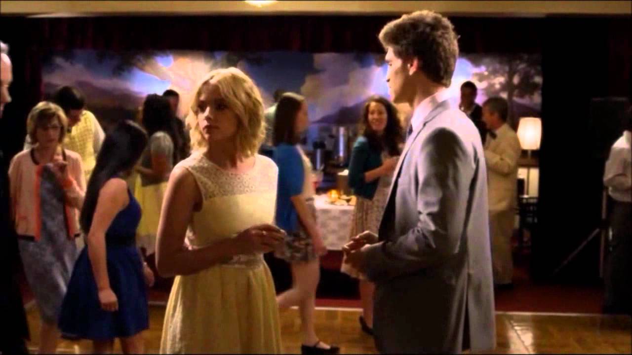 Pretty Little Liars 3x06 - Hanna and Toby at the Church Dance