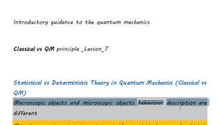 Famous Classical vs QM principle (deterministic vs statistics view)_ Lesson_7 Net Worth