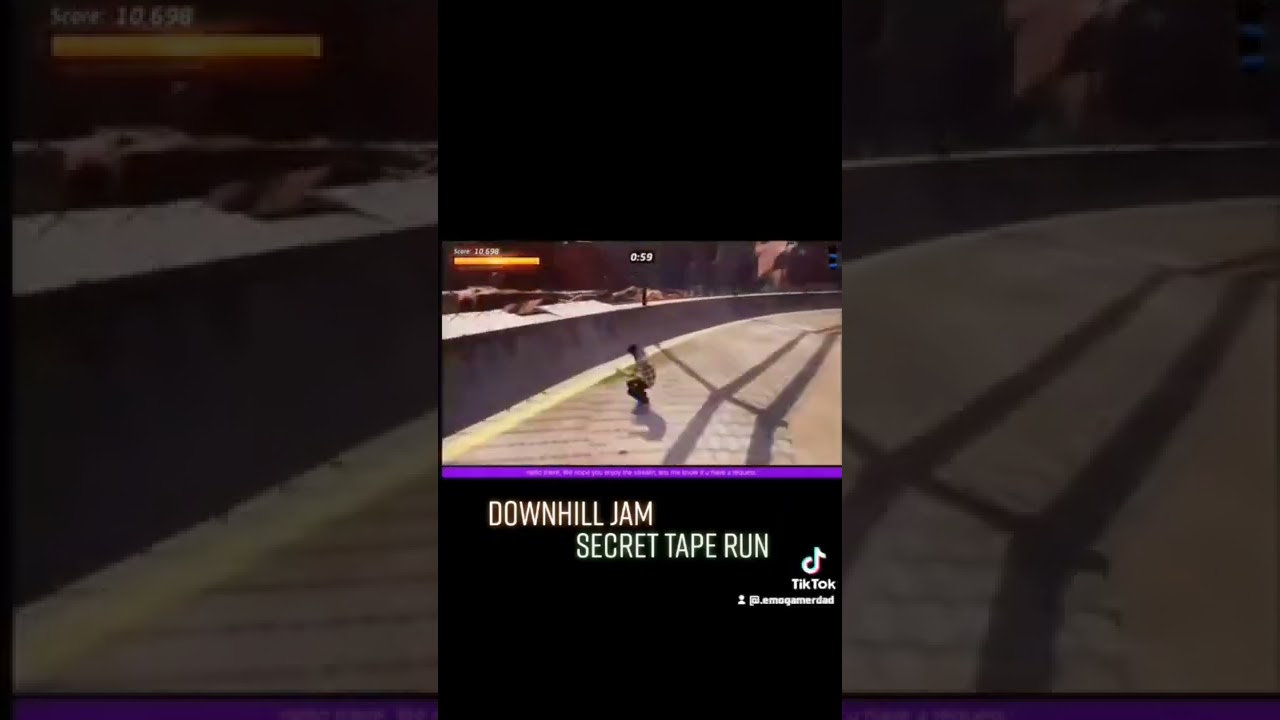 Tony Hawk's Pro Skater 1+2 Downhill Jam Secret Tape YouTube