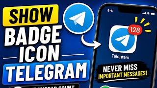 How to Show Badge Icon on Telegram (Unread Count Fix) 🔔📱