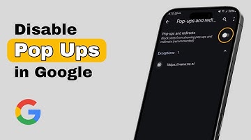 How to Disable Pop Ups in Google Chrome