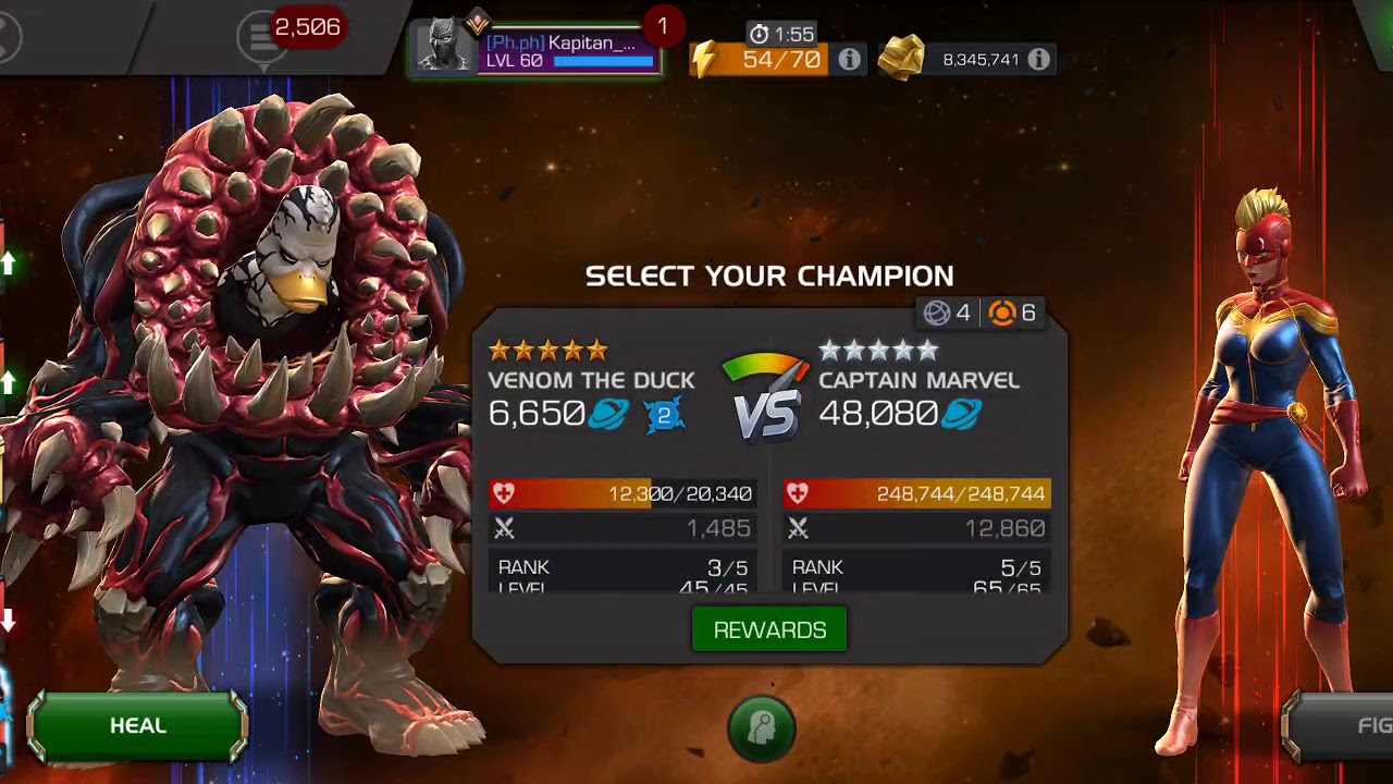 Mcoc Variant 5 V5 Chapter 1 Boss vs 5s R3 VTD