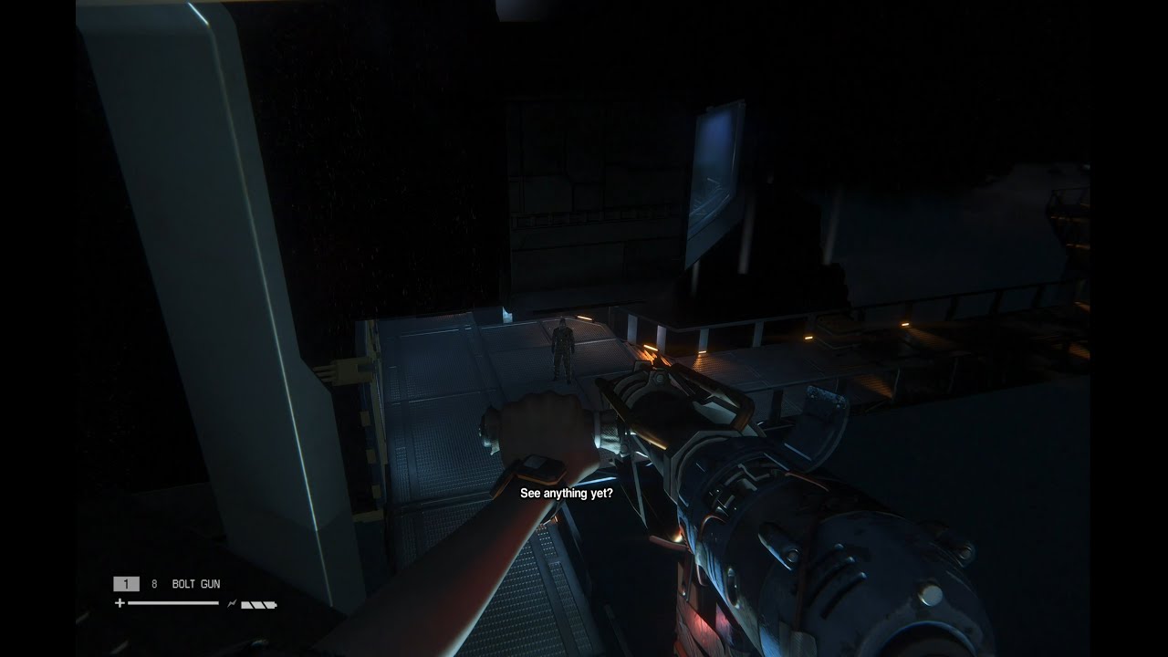 Alien Isolation: Bolt Gun Sniping Working Joes - YouTube