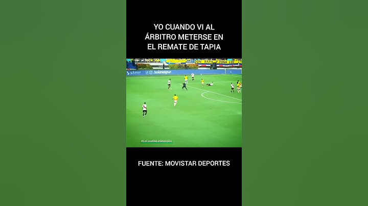 ÁRBITRO SAMPAIO INTERRUMPE REMATE DE RENATO TAPIA