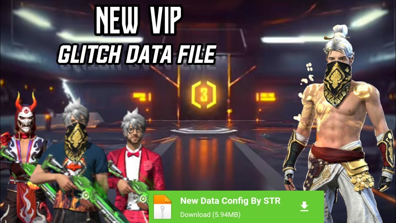 FREEFIRE Latest New VIP Glitch Pack | New Rare Costumes VIP Pack | 100% Working Glitch/Config ❗File