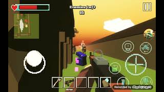 Counter Terrorist Blocky War Level 4 Hidden Weapons from Lost Temple screenshot 1