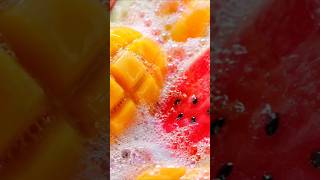 Mango vs Watermelon Foam Explosion 🍉🥭 #asmr #oddlysatisfying #rainbowsoap #justsoaps #satisfying