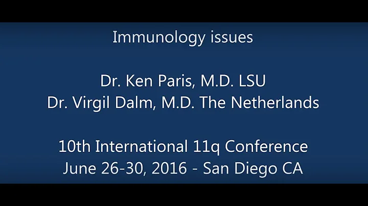 Immunology issues in Jacobsen Syndrome