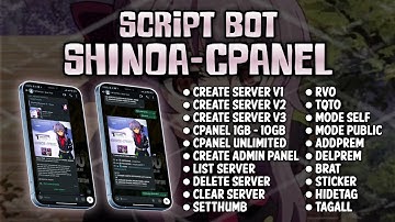 SC BOT SHINOA CREATE PANEL || NO ENC 100% || CPANEL 3 SERVER