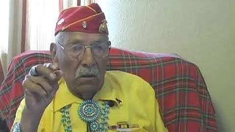 Samuel Tso   Navajo Code Talker   Living History