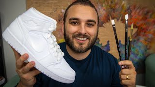 Painting an Entire Custom Sneaker Start to Finish!