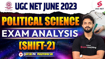 UGC NET 2023 | Political Science Analysis (Shift 2) | Answer Key & Expected Cutoff | Pradyumn Sir