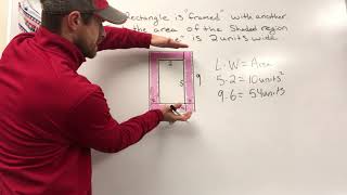 Find Area of Shaded Region (rectangles) Wealth