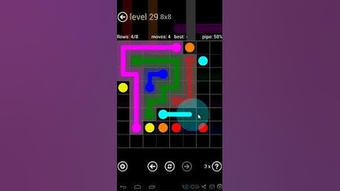 Flow Free - 8 x 8 Mania Level 29