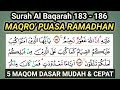 Maqro puasa ramadhan surah al baqarah 183  186 5 maqom