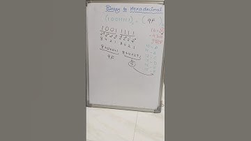 Easy binary to hexadecimal numbers