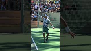 If FOGNINI applaudes it means this is good 👏🏼 Tenerife Arena goes CRAZY  🤯🏟️ #tennis #fognini