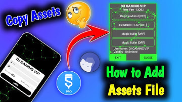 How To Add Asset Files in Sketchware Project Copy Assets File Path Shizuku + SAF Access Working Swb😍