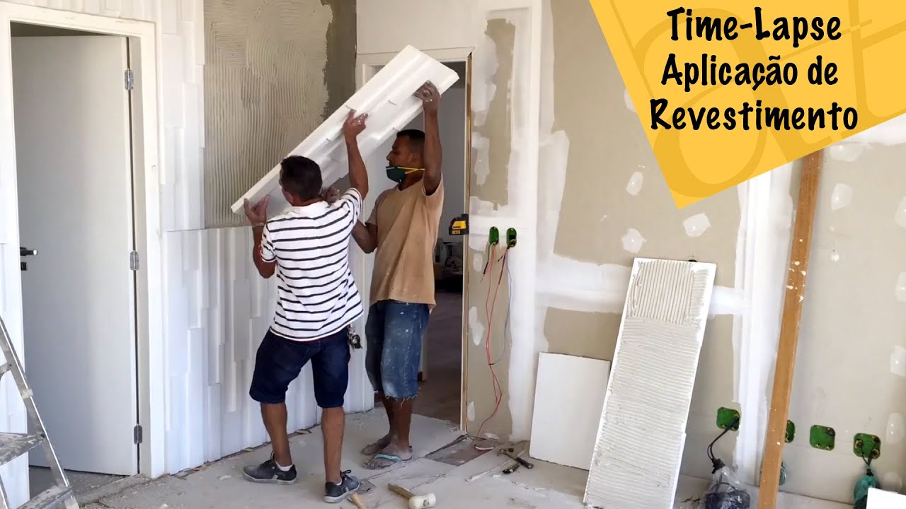 TimeLapse Aplicação Revestimento da Castelatto YouTube