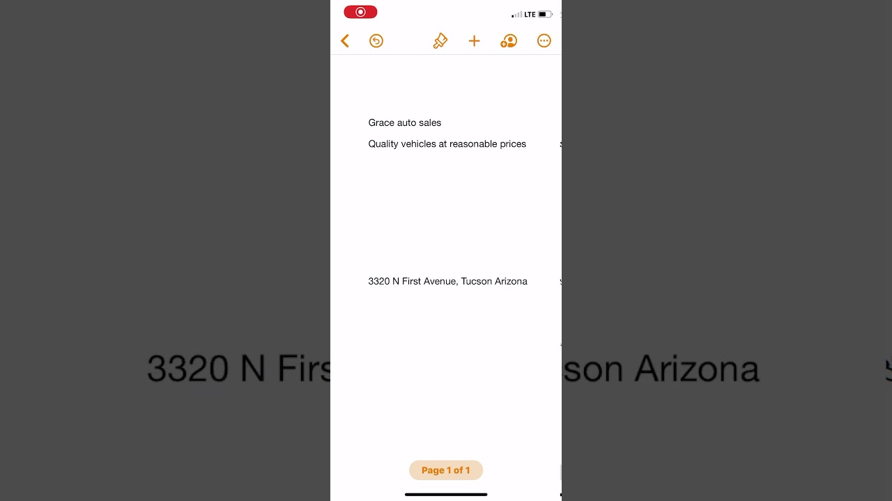 Grace auto sales YouTube