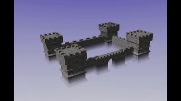 CGI Castle Modeling Timelapse using blender