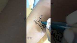 amazing tattoo idea | arm tattoo  #temporarytattoo #tattoo #asmr #satisfying