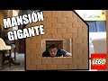 CONSTRUIMOS UNA MANSIÓN GIGANTE DE LEGO DE CARTÓN CON LYNA